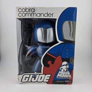 2008 Hasbro Mighty Muggs G.I. Joe Cobra Commander with Pistol Vinyl Figure NEW
